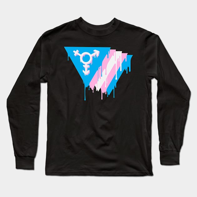 Transgender Pride Long Sleeve T-Shirt by Blame_the_Artist